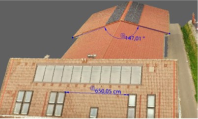 Dach vermessen mit 3D Modell